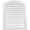 Ekena Millwork Arch Top Surface Mount PVC Gable Vent: Functional, w/ 3-1/2"W x 1"P Standard Frame, 34"W x 42"H GVPAR34X4201SF - alternate 1